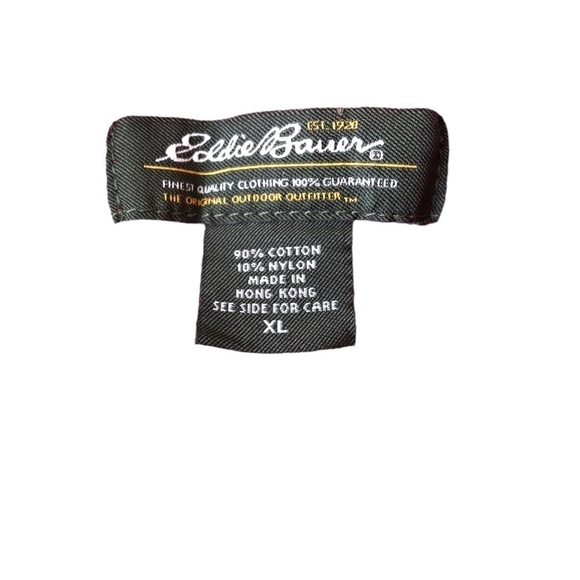 Eddie Bauer Cotton Pullover Sweater XL Red Cable Knit Raglan Sleeve - Picture 6 of 7